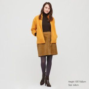 Corduroy yellow mini skirt sz 6